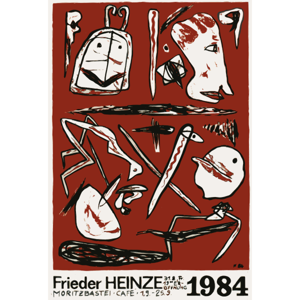 Art exhibition by Frieder Heinze